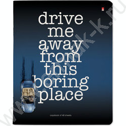 Тетрадь  48л клетка "Автодрайв" /УФ- лак сплошной/ 5видов | Фото 3