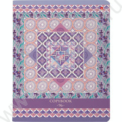 Тетрадь  96л клетка "Новый шик.Узоры" /мат.лам./ 5видов | Фото 3