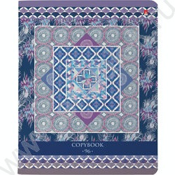 Тетрадь  96л клетка "Новый шик.Узоры" /мат.лам./ 5видов | Фото 4