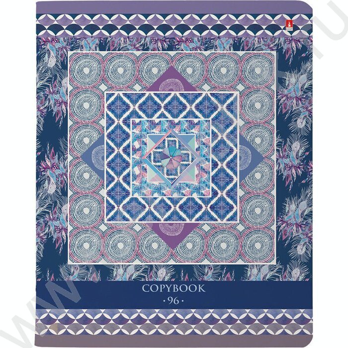 Тетрадь  96л клетка "Новый шик.Узоры" /мат.лам./ 5видов | Фото 4