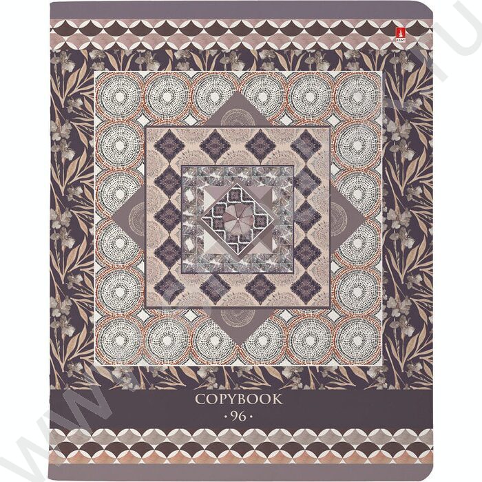 Тетрадь  96л клетка "Новый шик.Узоры" /мат.лам./ 5видов | Фото 5