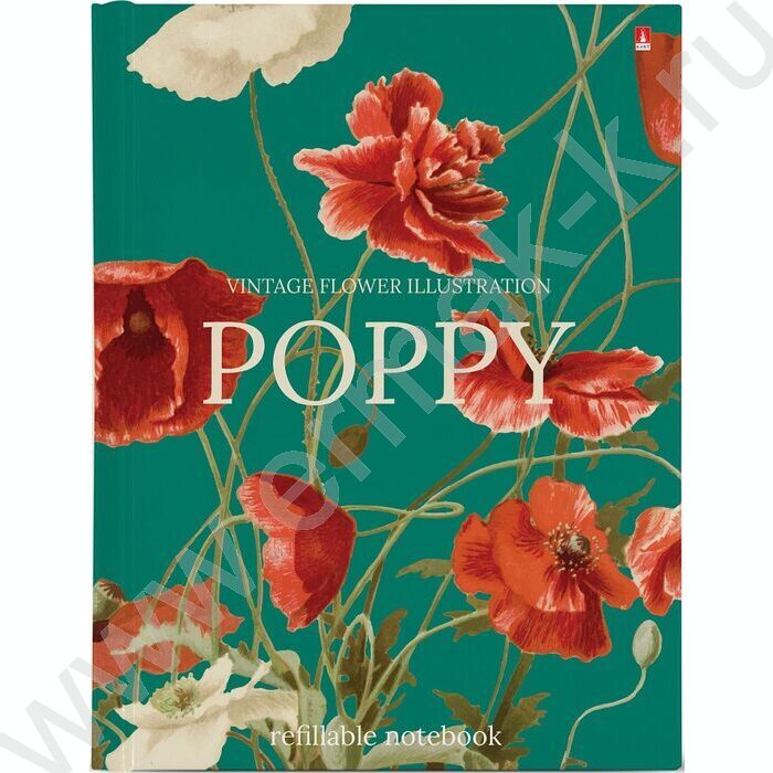 Тетрадь  80л клетка/кольца "Цветы,Феерия" со смен.блоком | Фото 1