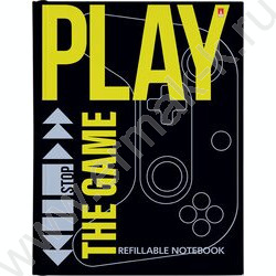 Тетрадь  80л клетка/кольца "Play the game" со смен.блоком | Фото 1