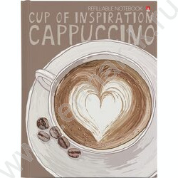 Тетрадь  80л клетка/кольца "Счастье в кофе" со смен.блоком | Фото 1