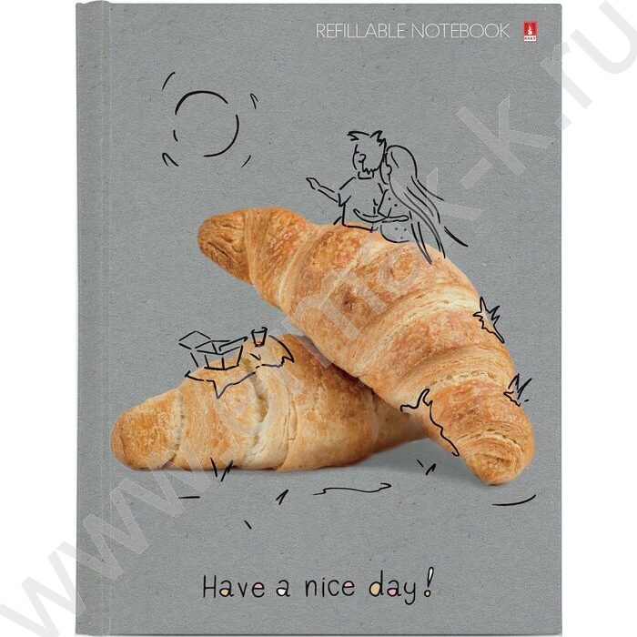 Тетрадь  80л клетка/кольца "Nice days" со смен.блоком | Фото 1