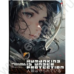 Тетрадь  80л клетка/кольца "Гравитация" со смен.блоком | Фото 1