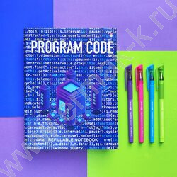 Тетрадь 160л клетка/кольца "Deep" со смен.блоком | Фото 5