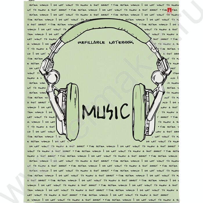 Тетрадь 160л клетка/кольца "Soundmania" со смен.блоком | Фото 1