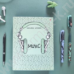 Тетрадь 160л клетка/кольца "Soundmania" со смен.блоком | Фото 3