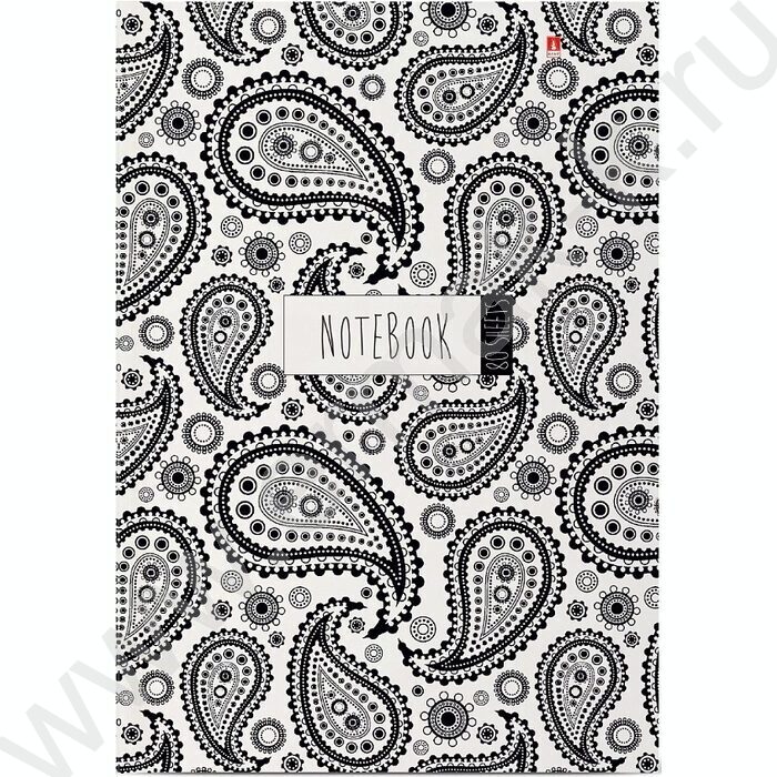 Бизнес-блокнот  80л А5 тв.обл. "Black&White" | Фото 2