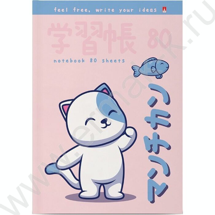 Бизнес-блокнот  80л А5 тв.обл. "Kawall animals" | Фото 2