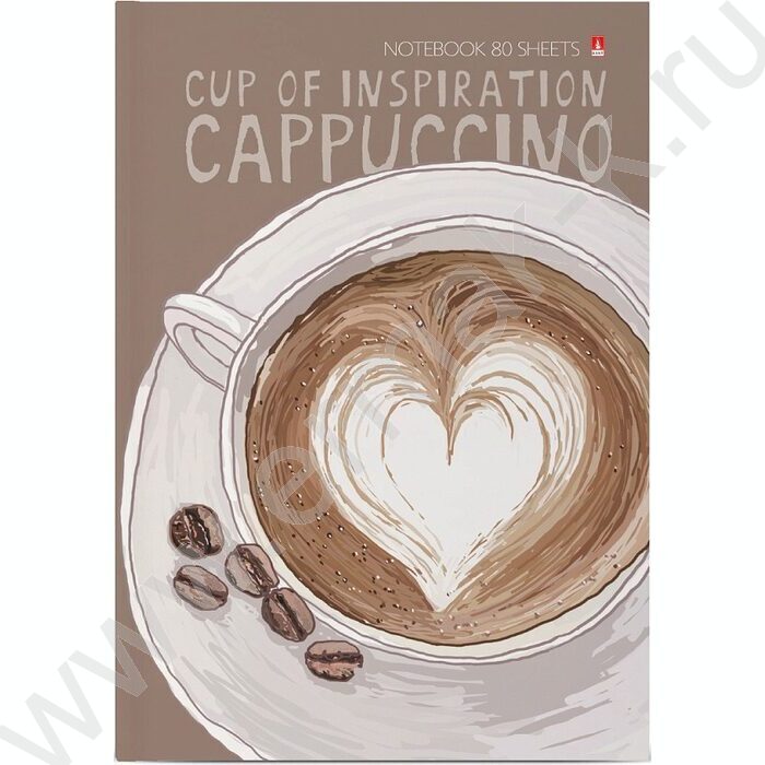 Бизнес-блокнот  80л А5 тв.обл. "Счастье в кофе" | Фото 2
