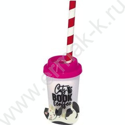 Набор канцелярский Funny Cat 3 предмета /1 карандаша HB, 1 ластик, точилка с 2 отверстиями 7 и 1 | Фото 3