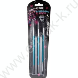 Кисть набор  3шт /пони №2,№4,№7/ "Korokoro" /европодвес | Фото 1