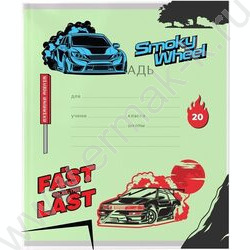 Обложка  209*350мм  д/тетрадей и дневников "Fast Or Last" /прозр.с цветным рисунком /набор 3шт/ | Фото 1