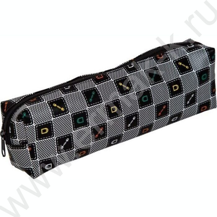 Пенал-прямоугольный 20*7*3,5см "Classic style", молния, текстиль. /ассорти | Фото 2