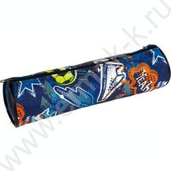 Пенал-круглый 21*6*6см "Football", молния, текстильный /ассорти | Фото 2