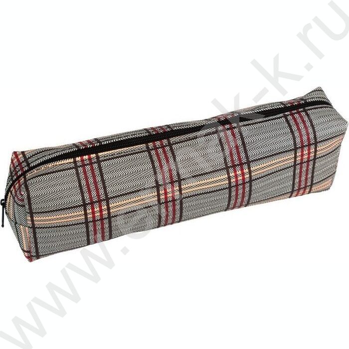 Пенал-прямоугольный 20*7*3,5см "Pattern", молния, текстиль. /ассорти | Фото 2