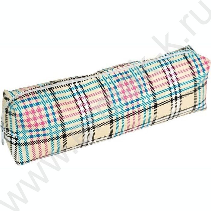 Пенал-прямоугольный 20*7*3,5см "Pattern", молния, текстиль. /ассорти | Фото 3