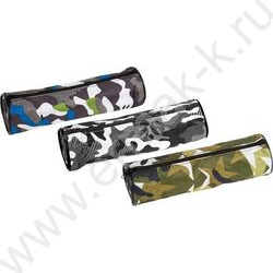 Пенал-круглый 21*6*6см "Power", молния, текстильный /ассорти | Фото 1