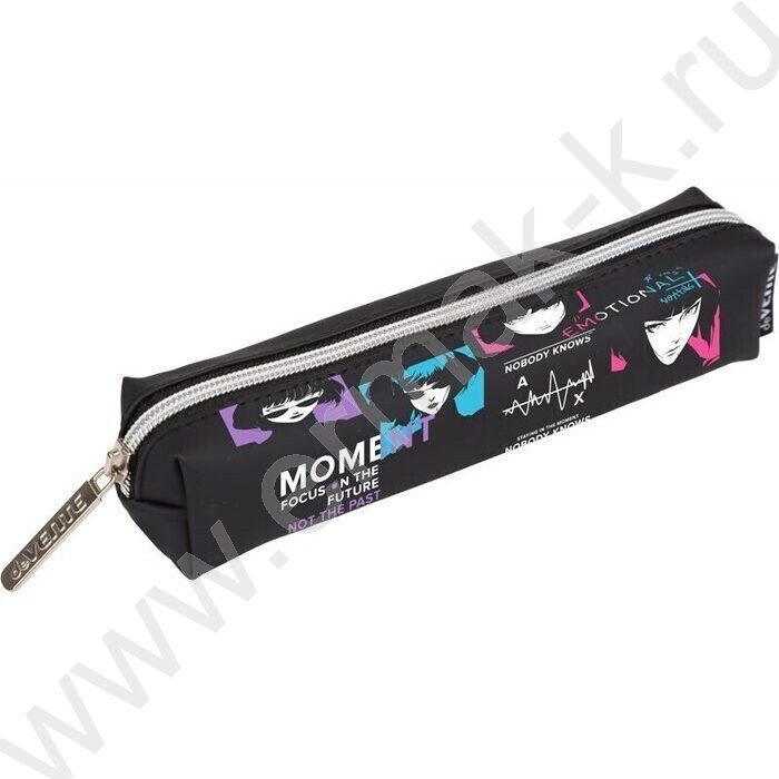 Пенал-прямоугольный 21*4*4см "Anime Style", молния, иск.кожа, с подкладом /ассорти | Фото 1
