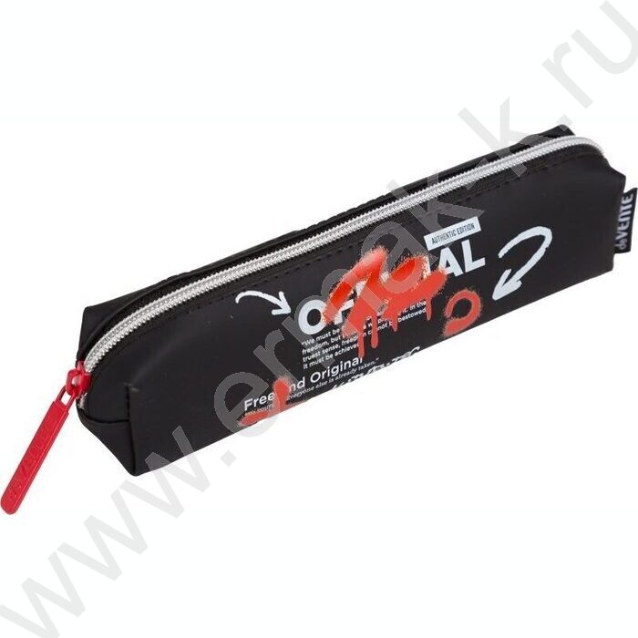 Пенал-прямоугольный 21*4*4см "The X Graffiti", молния, силиконовый | Фото 1