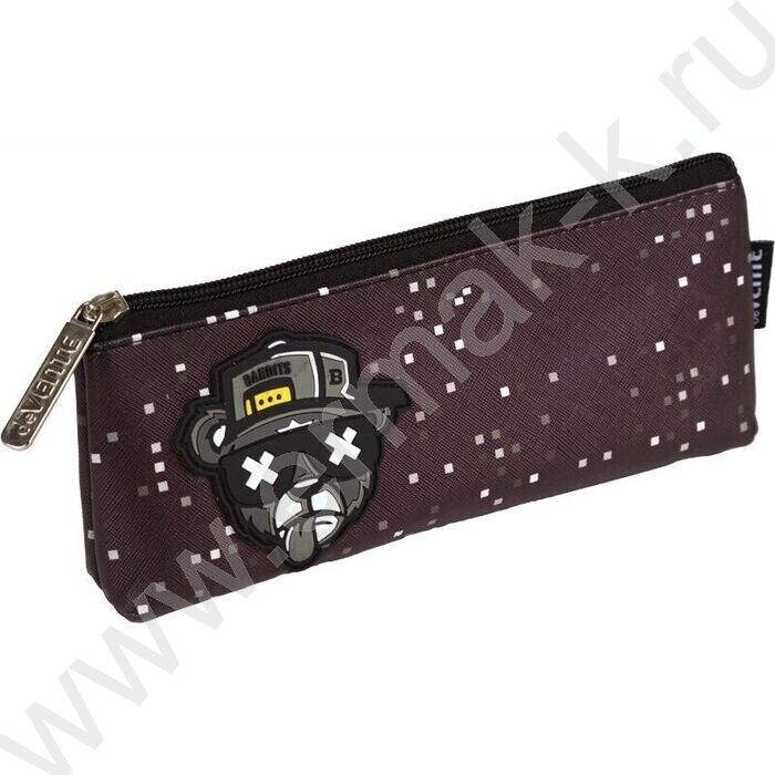 Пенал-треугольный 21*8*3,5см "Bandits", молния, иск.кожа с антавандал. фактурой, с подкладом | Фото 1