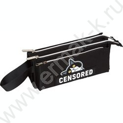 Пенал-прямоугольный 21*9*5см "Censored", молния, полиэстер,с ручкой-петлей | Фото 1