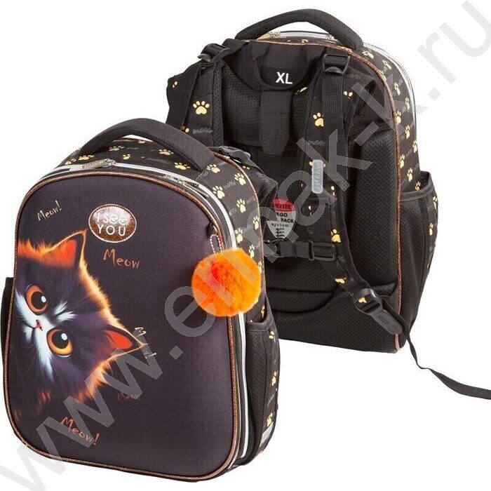 Рюкзак школьный 38x28x16см "Choice. I See You" /1отд., эргоном. спинка,с брелоком | Фото 3