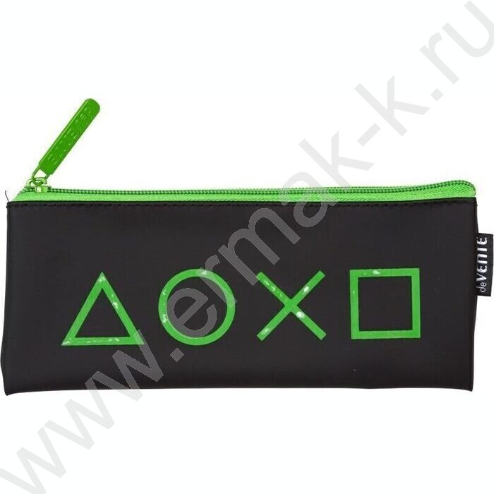 Пенал-плоский на молнии 21,5*9*1см "Game" /силиконовый | Фото 1