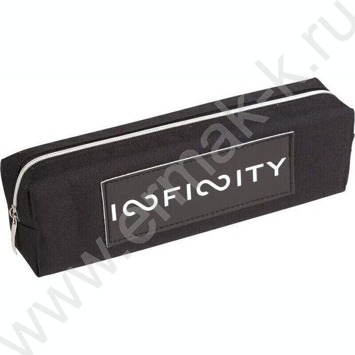 Пенал-прямоугольный 21*6*4см "Infinity", молния, полиэстер, аппликация | Фото 1