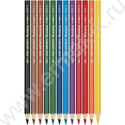 Карандаши акварельные 12цв Mondeluz европодвес (KIN 3716) | Фото 4