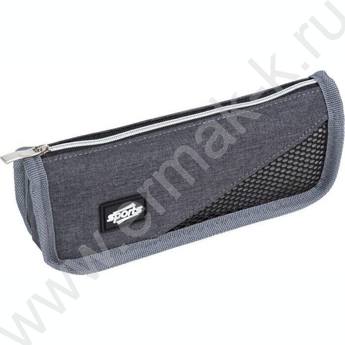 Пенал-прямоугольный 21*4,5*7см "Sport", молния, полиэстер, аппликация /ассорти | Фото 3