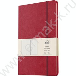 Блокнот  96л А4- иск.кожа "Joy Book. Пряное вино" /ляссе, крепл-резинка | Фото 1