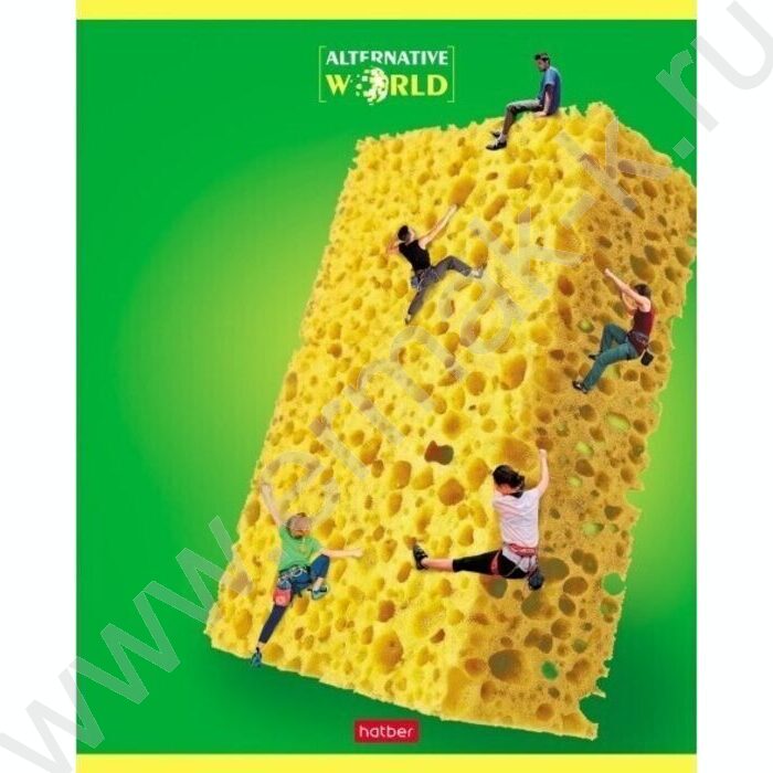 Тетрадь  40л клетка "Альтернативный мир" ассорти | Фото 1