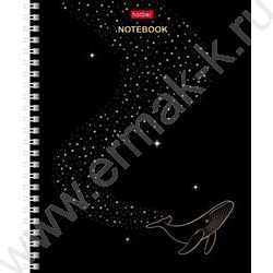 Тетрадь  48л клетка/спираль "Золотая магия" /3D фольга/мат. лам. /4вида | Фото 1