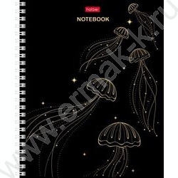 Тетрадь  48л клетка/спираль "Золотая магия" /3D фольга/мат. лам. /4вида | Фото 3