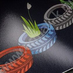 Тетрадь  48л клетка/спираль "За окном" /выб.лак/ 4вида | Фото 5