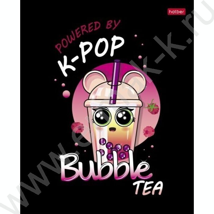 Тетрадь  48л клетка "Bubble tea" /глянец/ 5видов | Фото 4