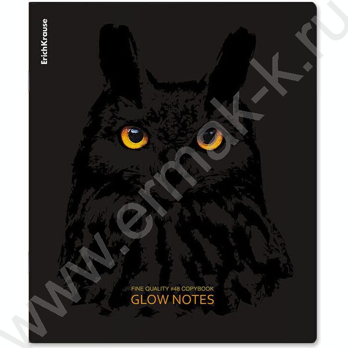 Тетрадь  48л клетка "Gaze" /лам. soft-touch + выбор. УФ-лак /ассорти | Фото 2