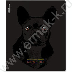 Тетрадь  48л клетка "Gaze" /лам. soft-touch + выбор. УФ-лак /ассорти | Фото 3