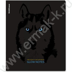 Тетрадь  48л клетка "Gaze" /лам. soft-touch + выбор. УФ-лак /ассорти | Фото 4