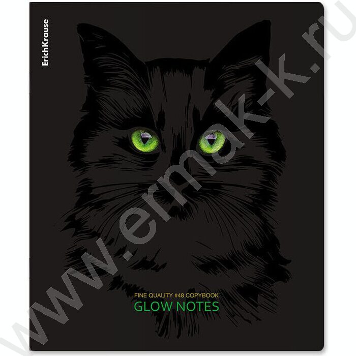 Тетрадь  48л клетка "Gaze" /лам. soft-touch + выбор. УФ-лак /ассорти | Фото 6