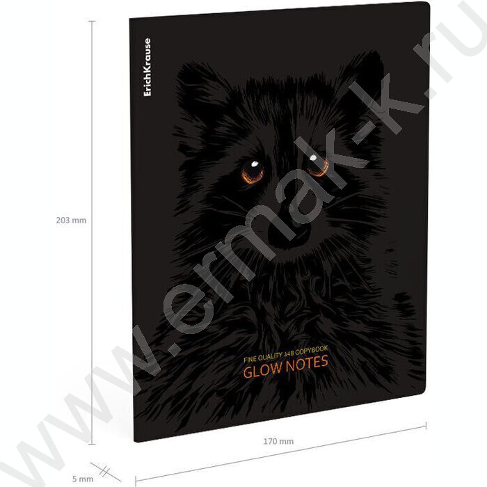 Тетрадь  48л клетка "Gaze" /лам. soft-touch + выбор. УФ-лак /ассорти | Фото 8