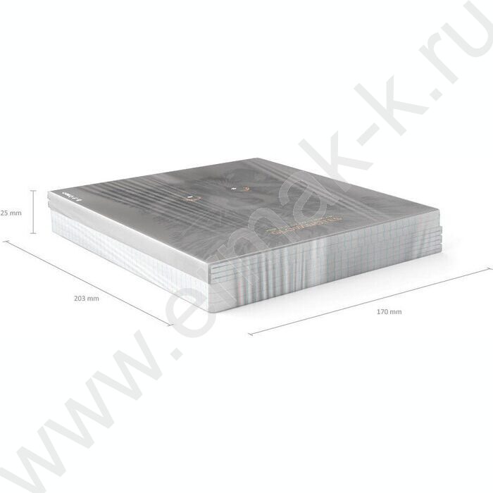 Тетрадь  48л клетка "Gaze" /лам. soft-touch + выбор. УФ-лак /ассорти | Фото 9