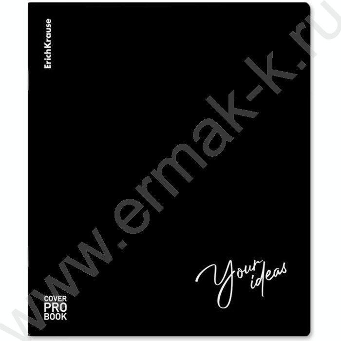 Тетрадь  48л А5+ клетка/пластик обл./ "Words" /черный /ассорти | Фото 2