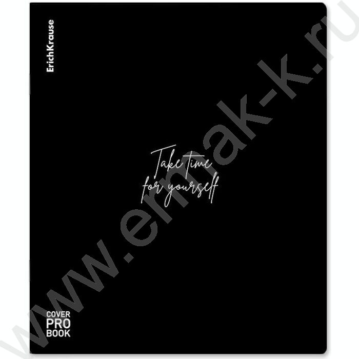 Тетрадь  48л А5+ клетка/пластик обл./ "Words" /черный /ассорти | Фото 3