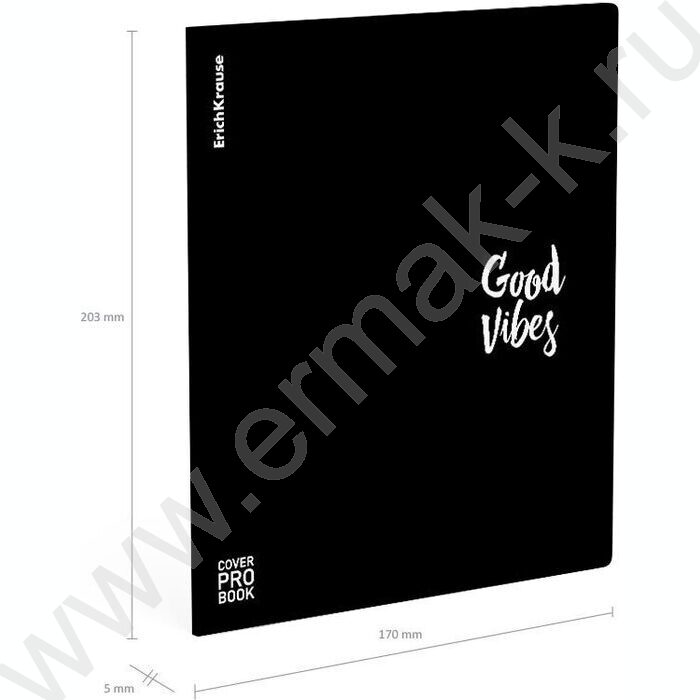 Тетрадь  48л А5+ клетка/пластик обл./ "Words" /черный /ассорти | Фото 8