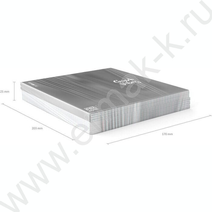 Тетрадь  48л А5+ клетка/пластик обл./ "Words" /черный /ассорти | Фото 9