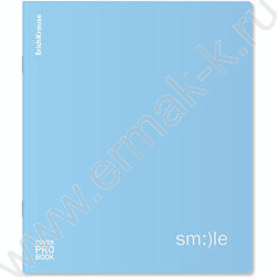 Тетрадь  48л А5+ клетка/пластик обл./ "Symbol" /голубой /ассорти | Фото 2